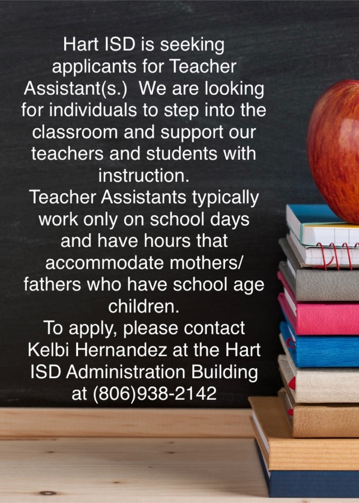 Seeking Teacher Assistant 